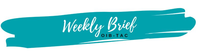 Weekly OIB-TAC Brief.